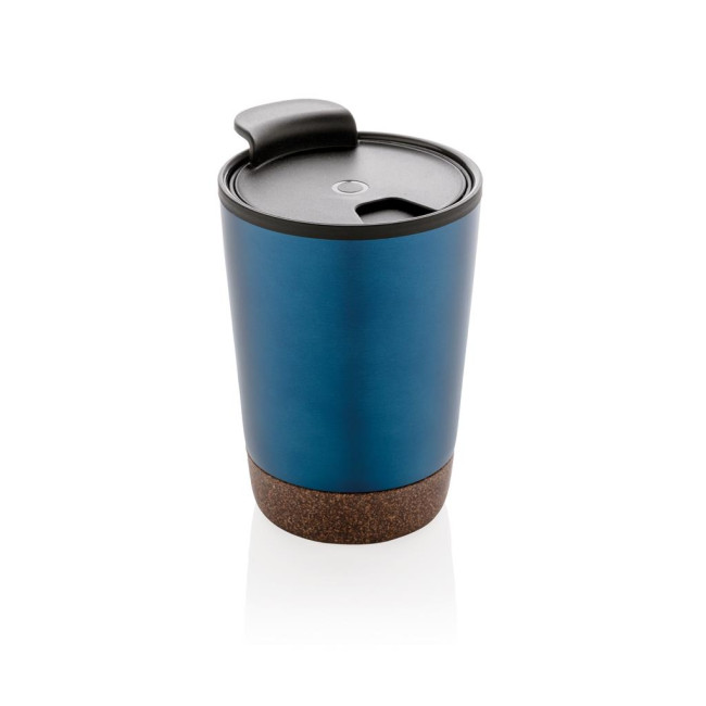 Custom Printed GRS Rpp Stainless Steel Cork Coffee Tumbler 300ml - Image 5