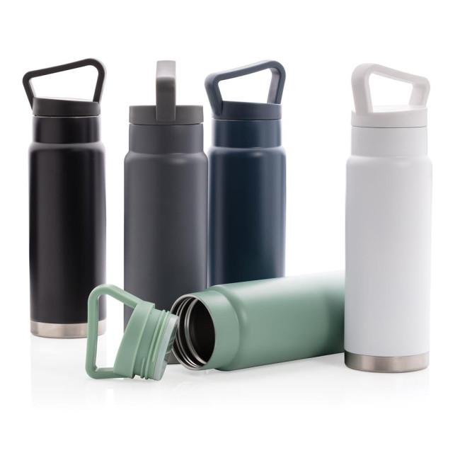 Custom Printed Leakproof Vacuum On-The-Go Bottle With Handle