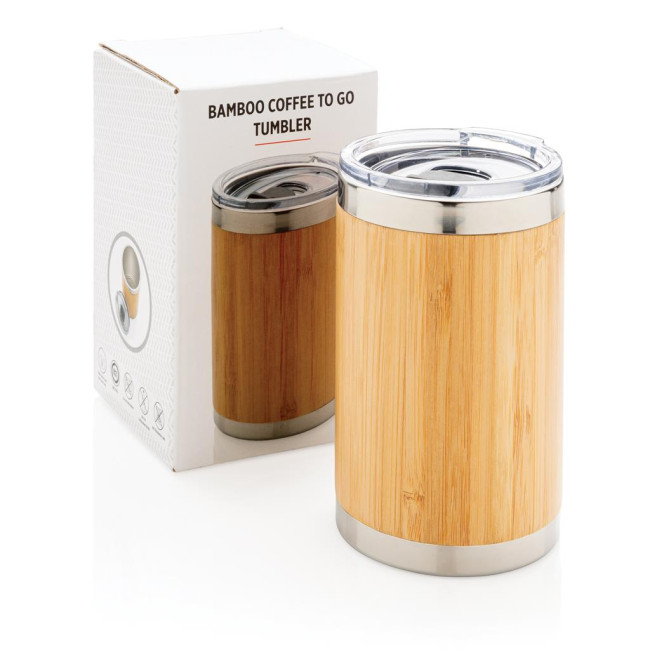 Branded Bamboo Coffee To Go Tumbler 270ml