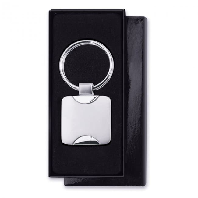 Custom Printed Metal key ring - Image 1