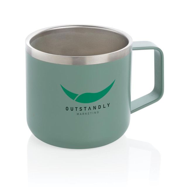 Custom Printed Stainless Steel Camp Mug 350ml - Image 1