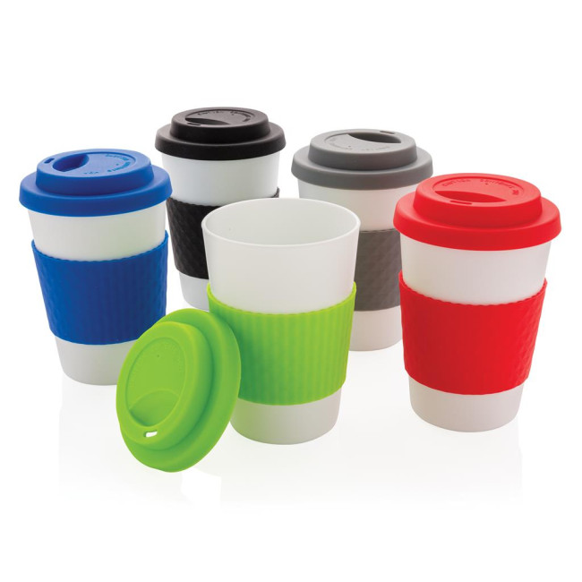 Custom Printed Reusable Coffee Cup 270ml - Image 1