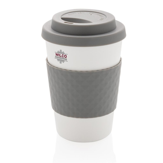 Custom Printed Reusable Coffee Cup 270ml - Image 3