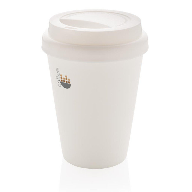 Custom Printed Reusable Double Wall Coffee Cup 300ml - Image 3