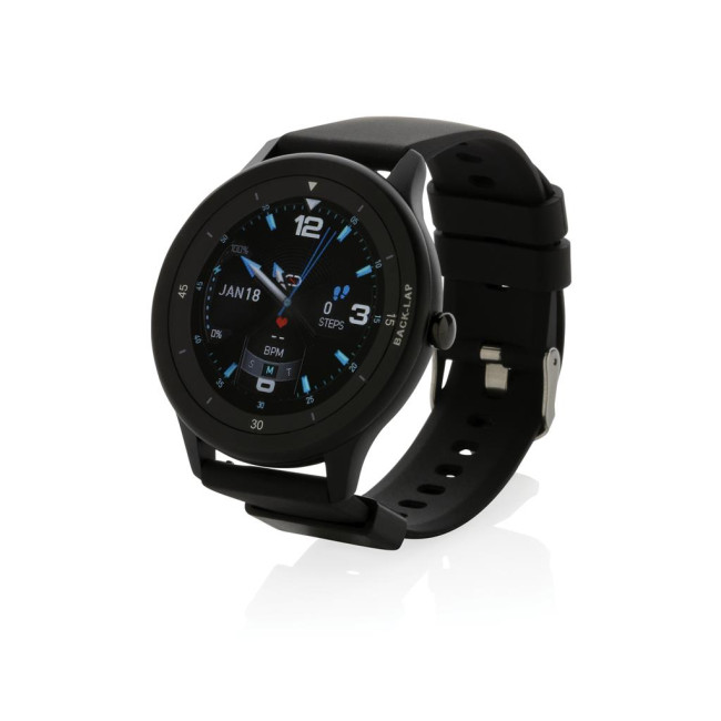 Branded Swiss Peak RCS Recycled TPU Watch