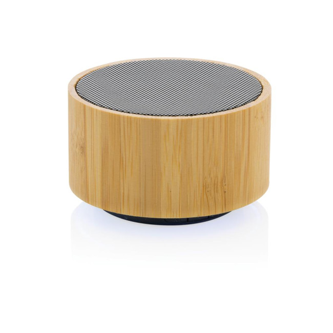 Branded RCS Recycled Plastic And Bamboo Wireless Speaker 3W