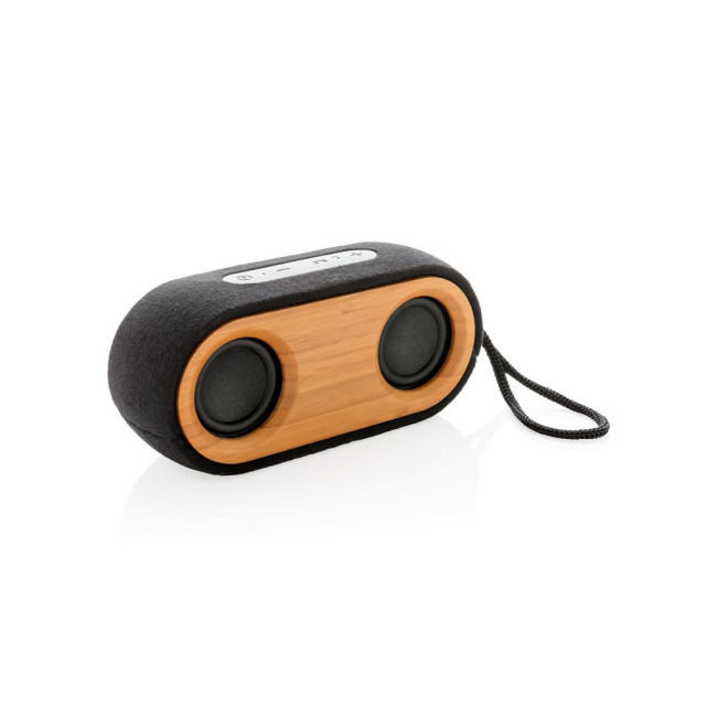 Branded Bamboo X Double Speaker 10W