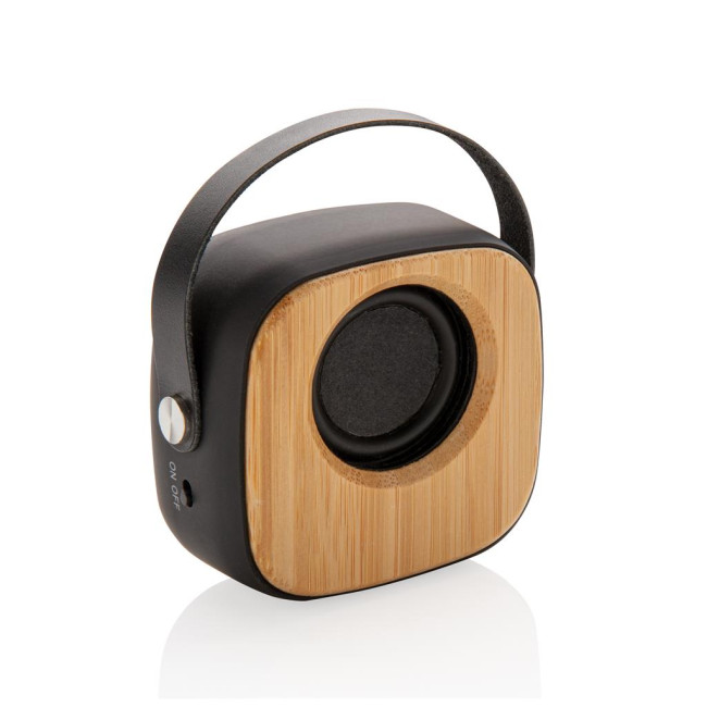 Custom Printed Bamboo Wireless Fashion Speaker 3W