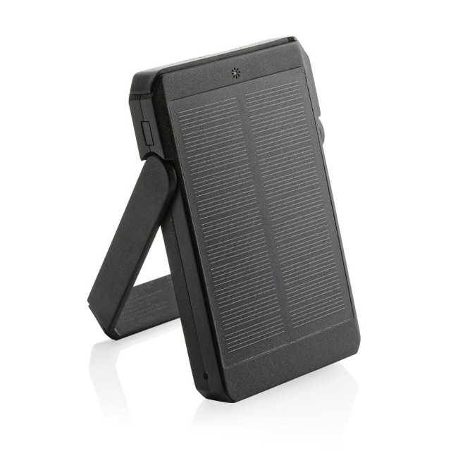 Custom Printed Skywave RCS Rplastic Solar Wireless Powerbank  5000mAh