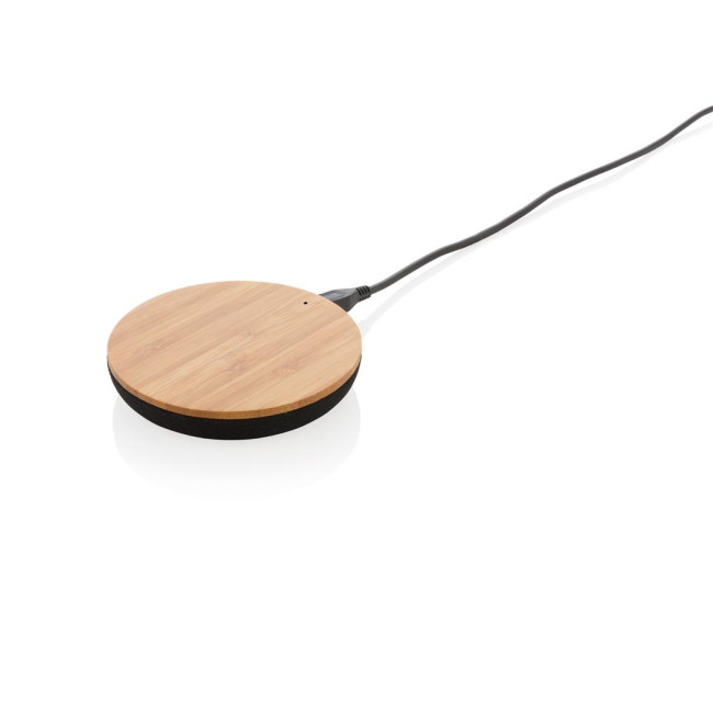 Branded Bamboo X Wireless Charger 5W