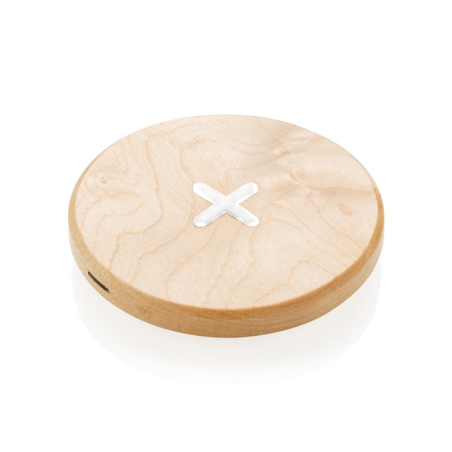 Custom Printed Wood Wireless Charger 5W