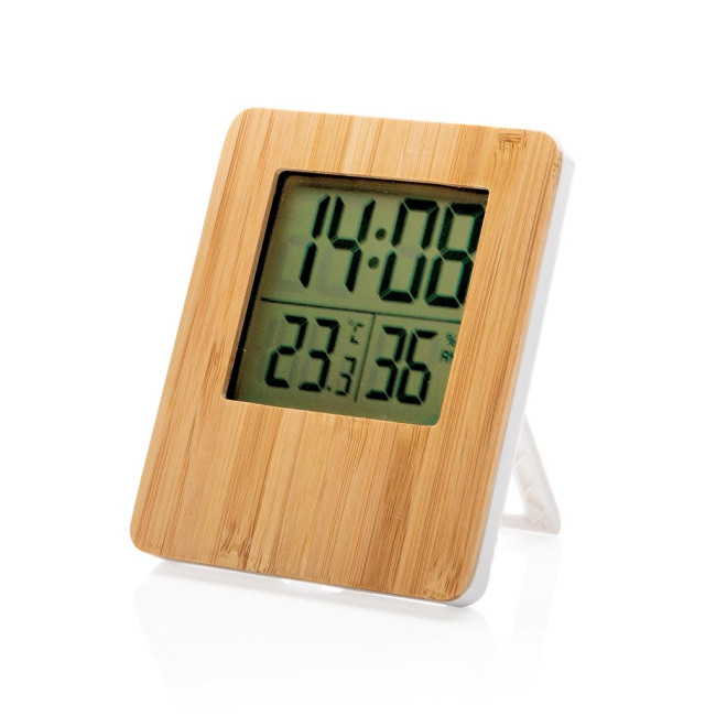 Branded Bamboo Weather Station