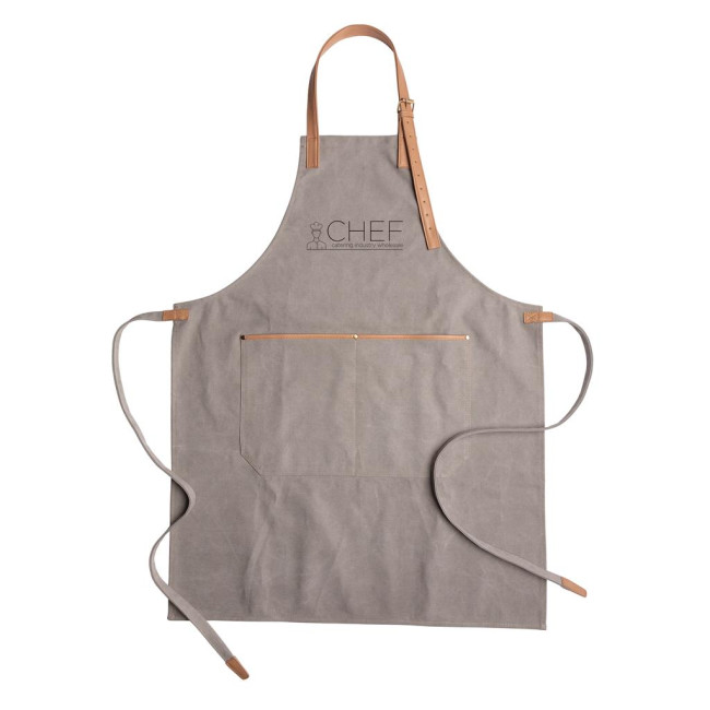 Custom Printed Deluxe Canvas Chef Apron - Image 2