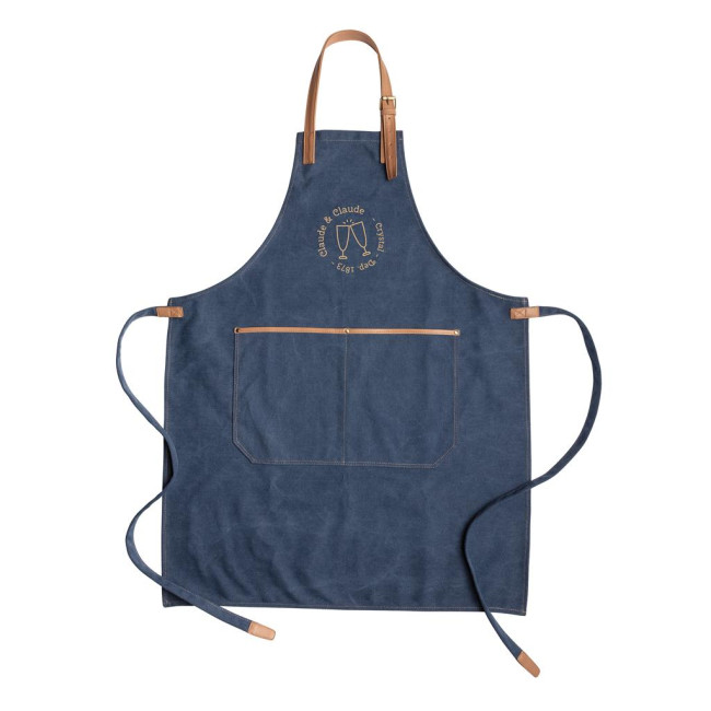 Custom Printed Deluxe Canvas Chef Apron - Image 1