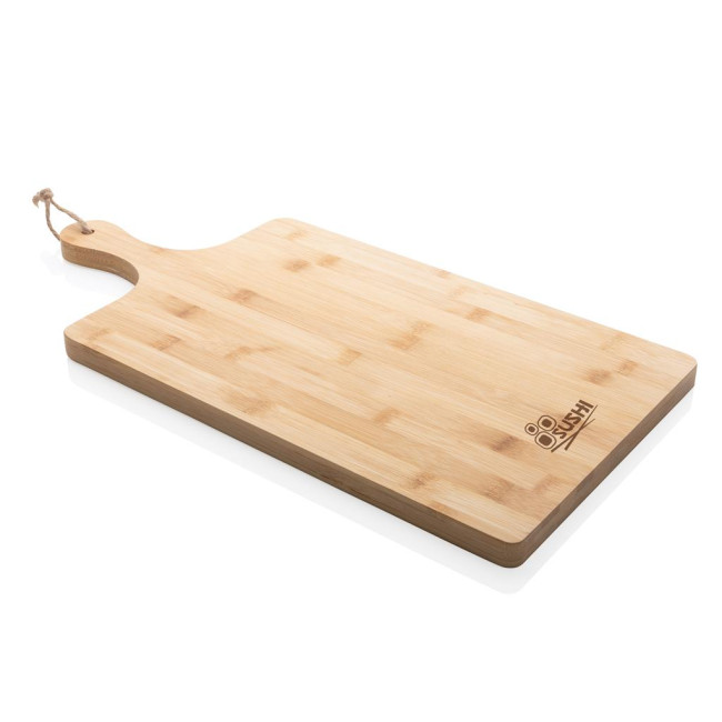 Branded Ukiyo Bamboo Rectangle Serving Board