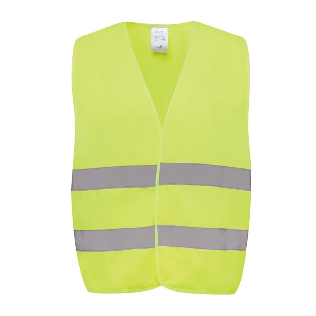 Custom Printed GRS Recycled Pet High-Visibility Safety Vest