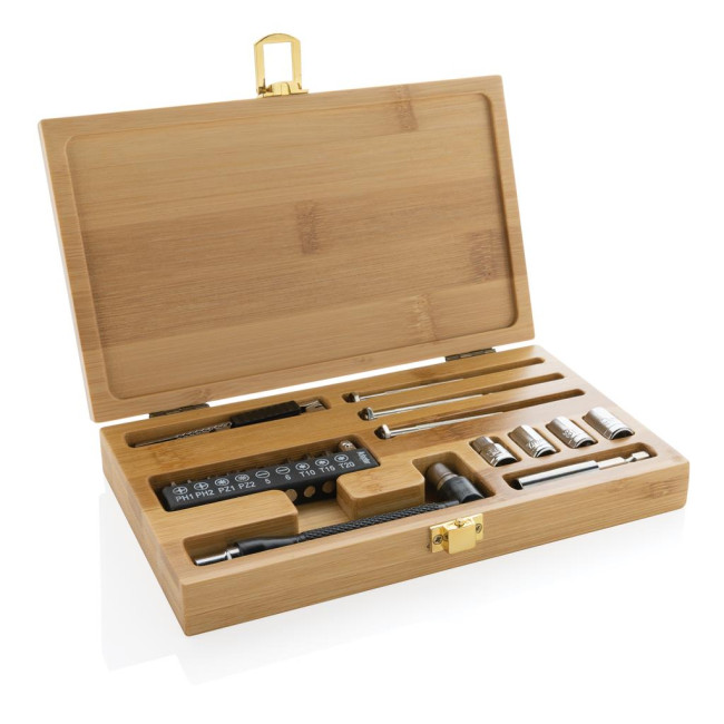 Branded Carvine Bamboo Tool Set 21pcs