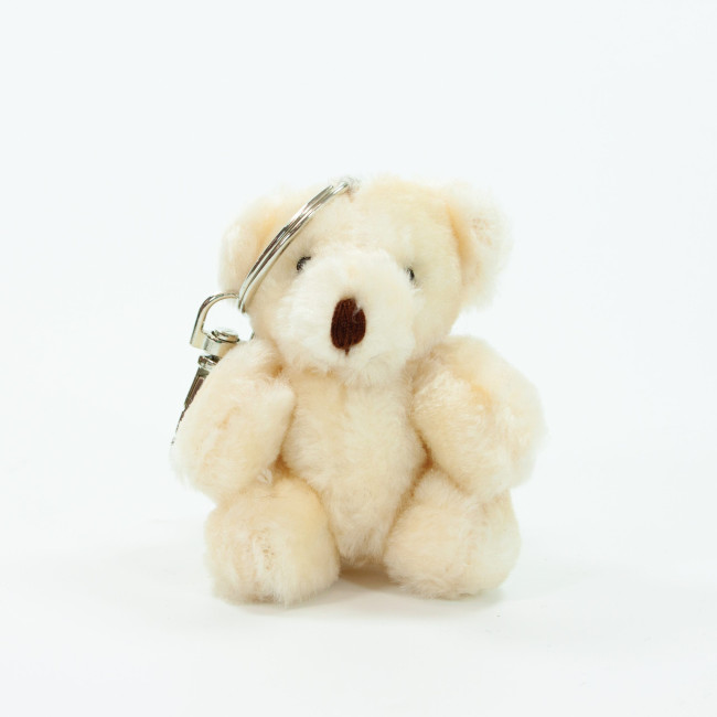 Custom Printed Jointed Baby Bear Keyring - Image 1