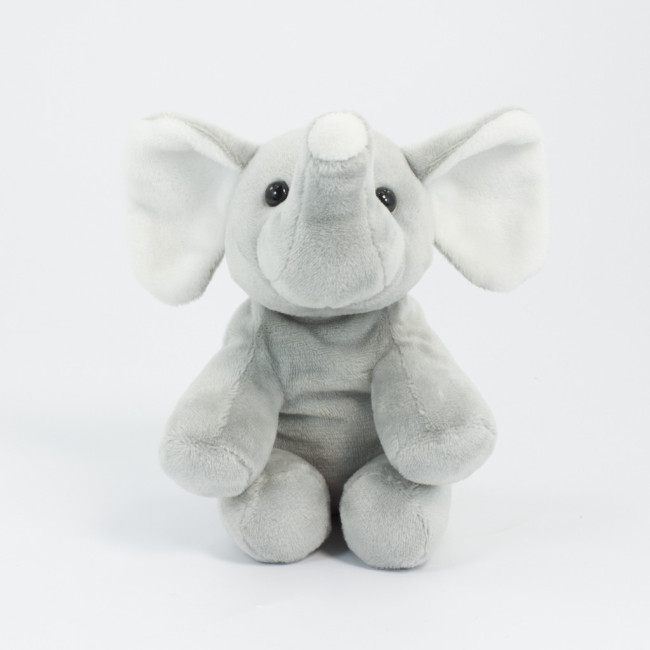 Custom Printed Elephant Plush 14cm - Image 1