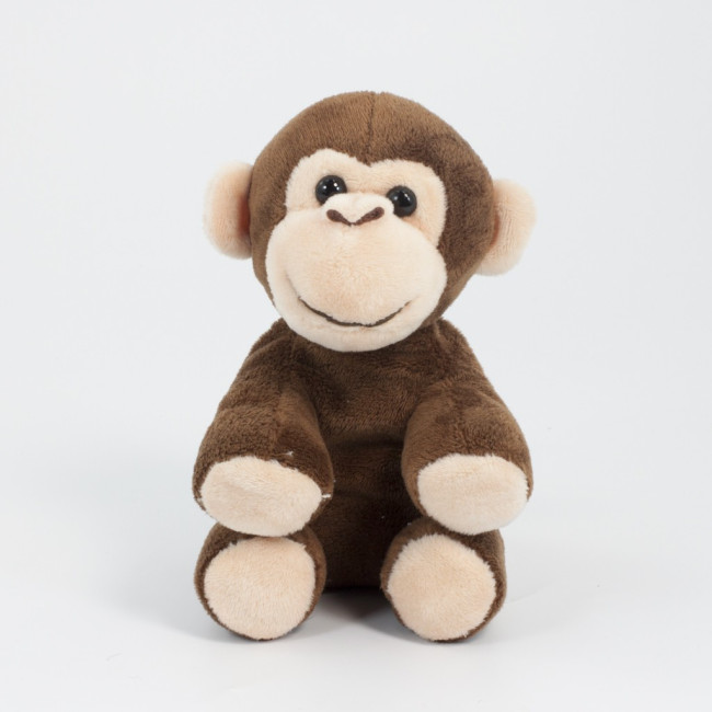 Custom Printed Monkey Plush 14cm - Image 1