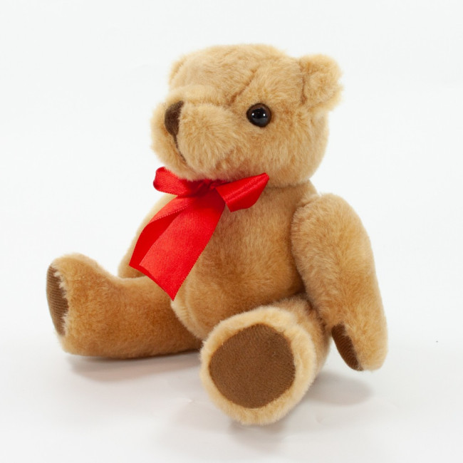 Custom Printed Honey Jointed Bear 20cm