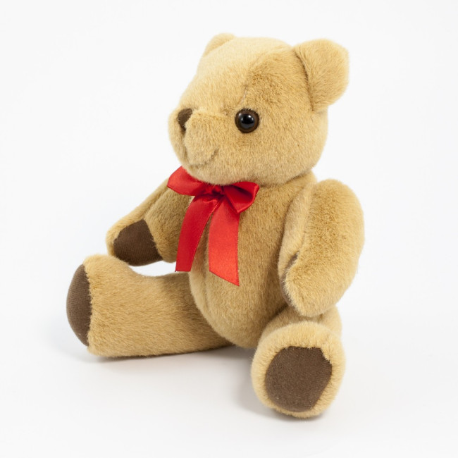 Custom Printed Honey Jointed Bear 25cm - Image 2