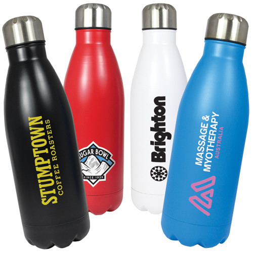 Custom Printed Refresh Single Wall Stainless Steel Bottle 750ml - Image 1