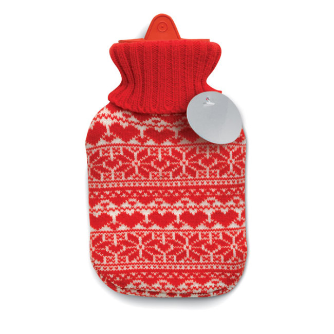 Custom Printed Hot Water Bottle With Nordic Design 310ml