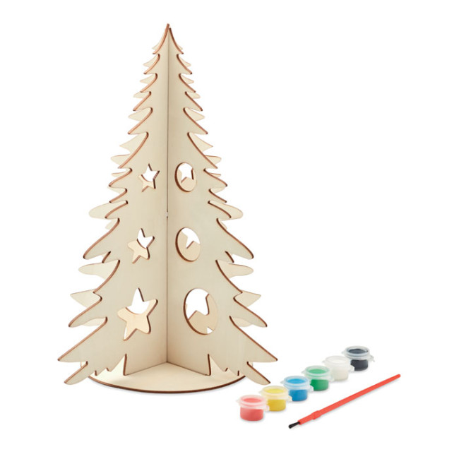 Custom Printed DIY Wooden Christmas Tree