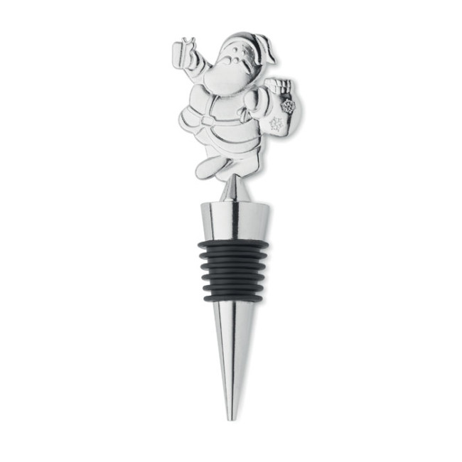 Custom Printed Bottle Stopper Christmas Motif