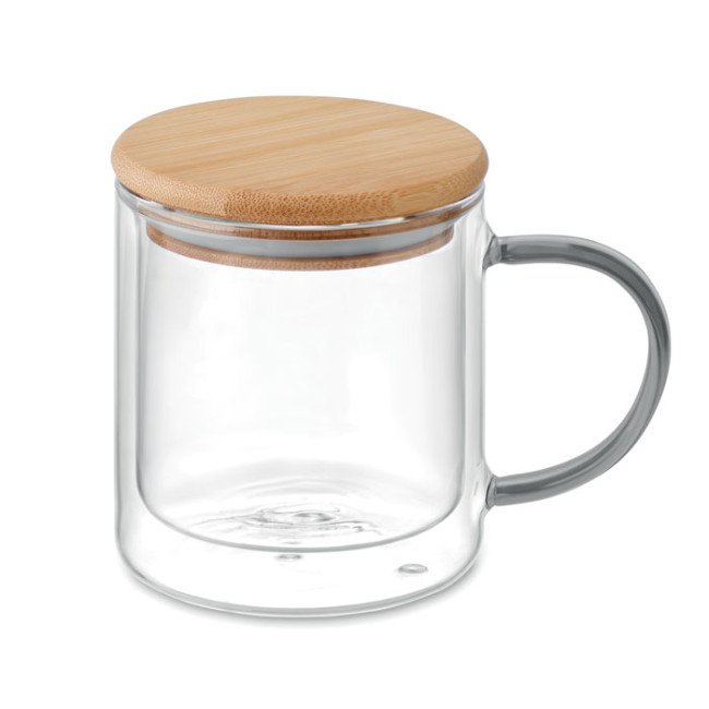 Custom Printed Double Wall Borosilicate Mug 300ml - Image 2