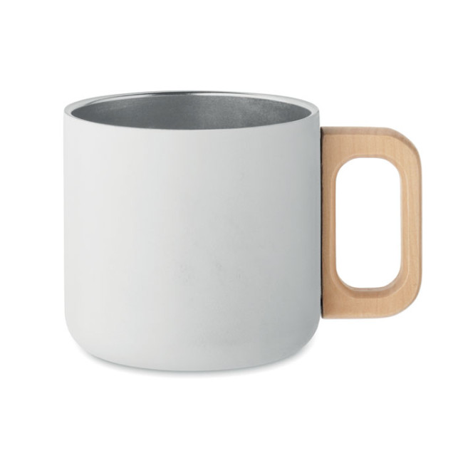 Custom Printed Recycled Double Wall Mug 350ml - Image 3