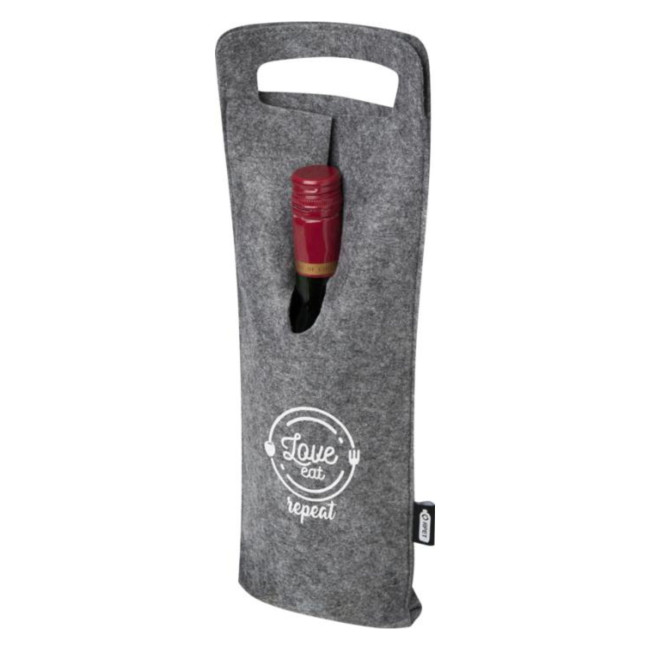 Custom Printed Felta GRS Wine Bag Medium Grey