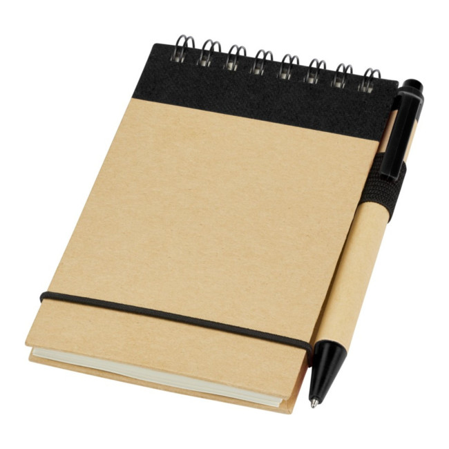 Custom Printed Zuse A7 Recycled Jotter Notepad With Pen - Image 3