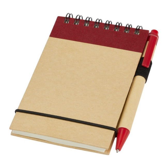 Custom Printed Zuse A7 Recycled Jotter Notepad With Pen - Image 2