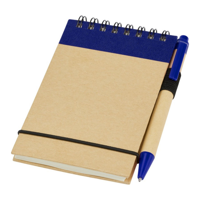 Custom Printed Zuse A7 Recycled Jotter Notepad With Pen - Image 1