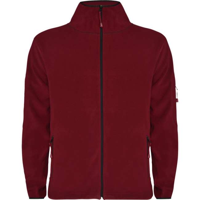 Custom Printed Luciane Men's Full Zip Fleece Jacket - Image 1