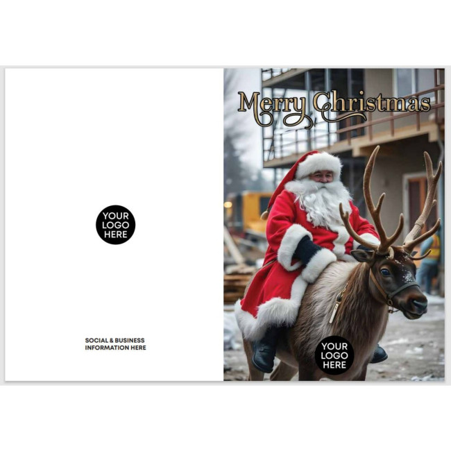 Branded Construction Xmas Card - Image 2