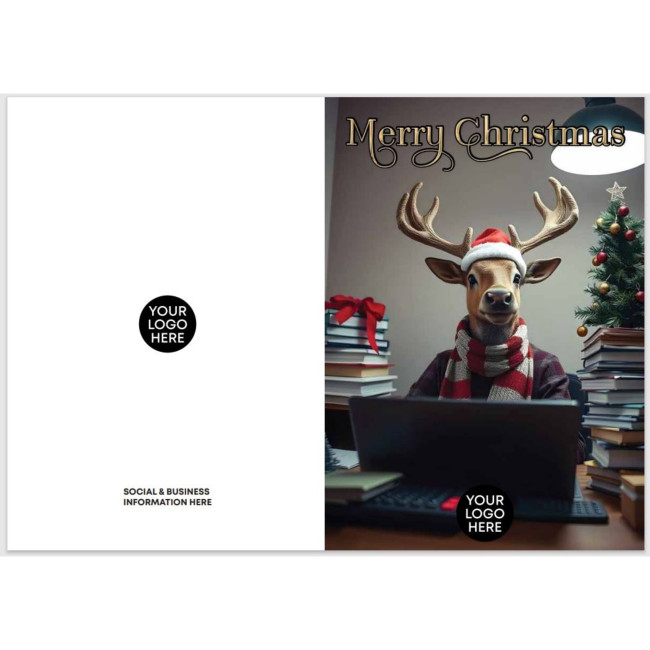 Custom Printed Account Xmas Card - Image 2