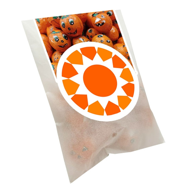 Custom Printed Halloween Pumpkin Chocolates 50g