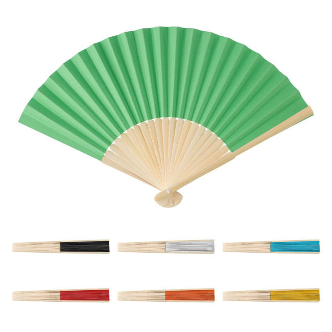 Custom Printed Bamboo Hand Fan