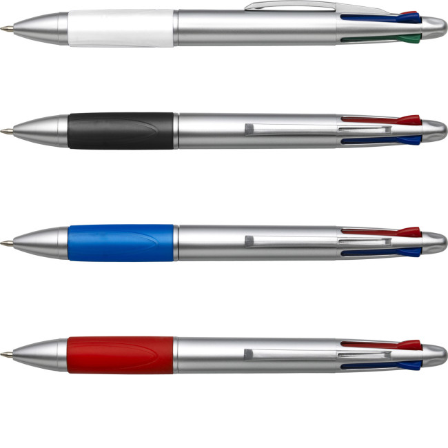 Custom Printed 4 Colour plastic ballpen - Image 1