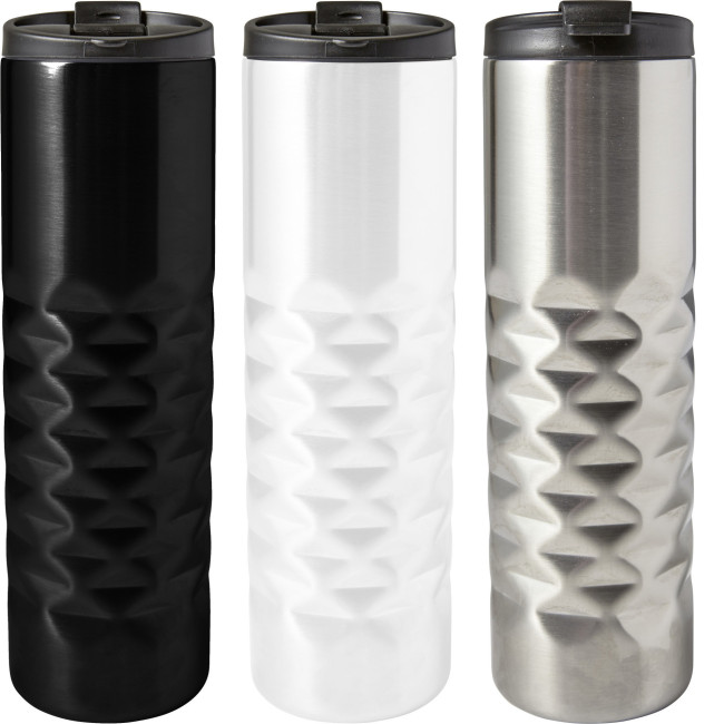 Custom Printed Stainless steel double walled thermos mug 460ml - Image 1