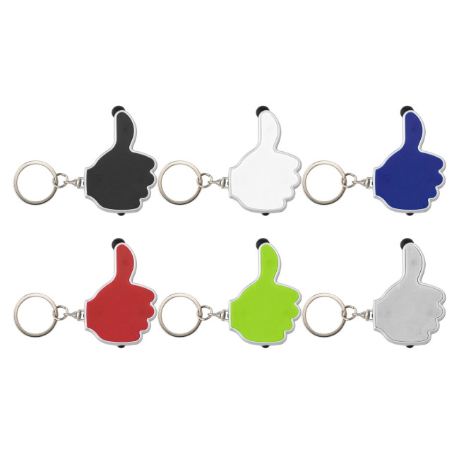 Custom Printed Stylus Pen Keyring - Image 1