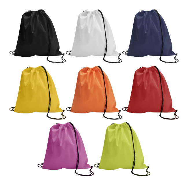 Custom Printed Drawstring backpack - Image 1