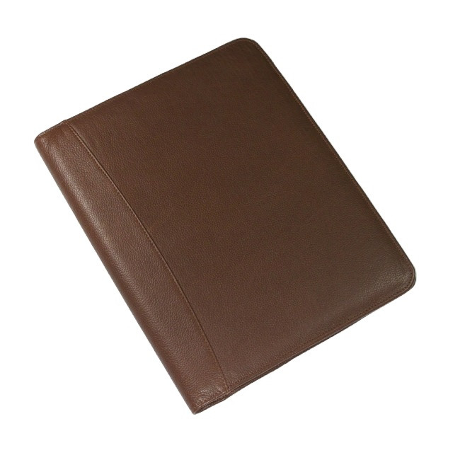 Custom Printed Melbourne A4 Folder In Brown - Image 1