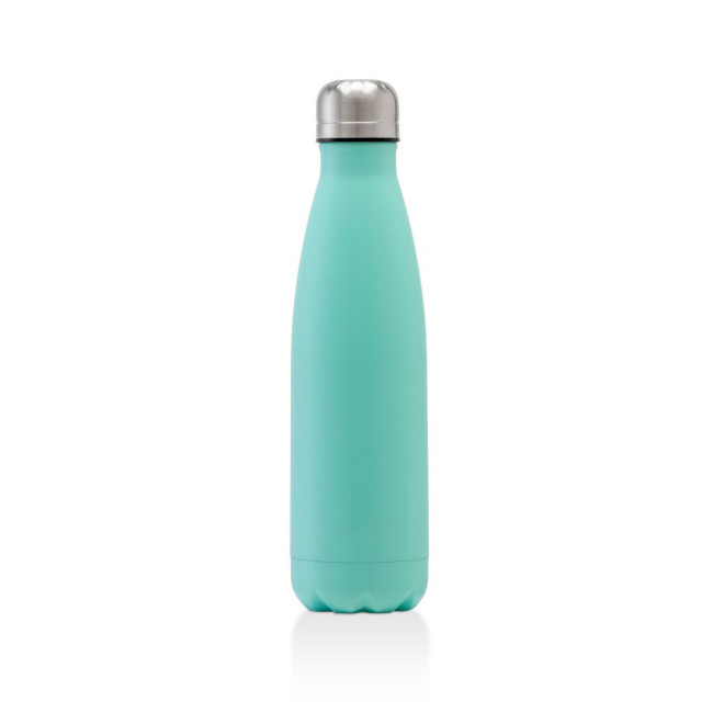 Custom Printed Oasis Recycled Powder Coated Stainless Steel Thermal Insulated Bottle 500ml - Image 16