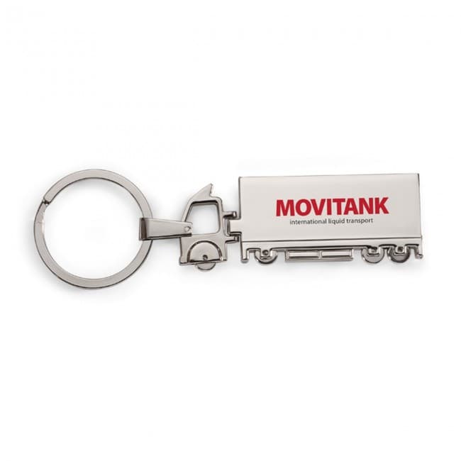 Custom Printed Truck Metal Keyring - Image 4