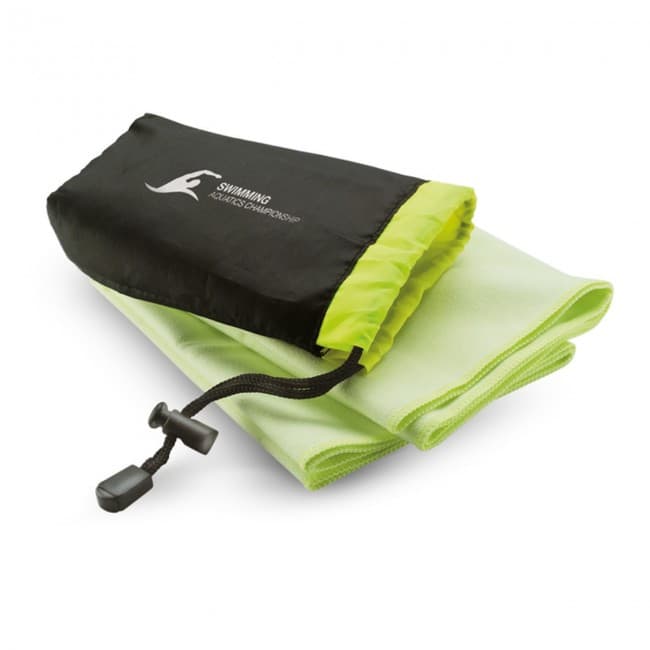 Custom Printed Sport Towel In Nylon Pouch - Image 3