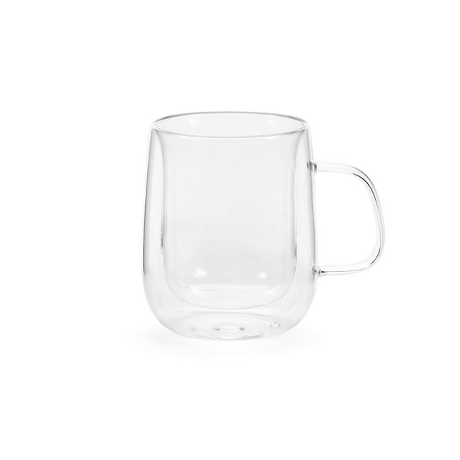 Custom Printed Elbe 450 Mug Borosilicate Glass 440ml - Image 1